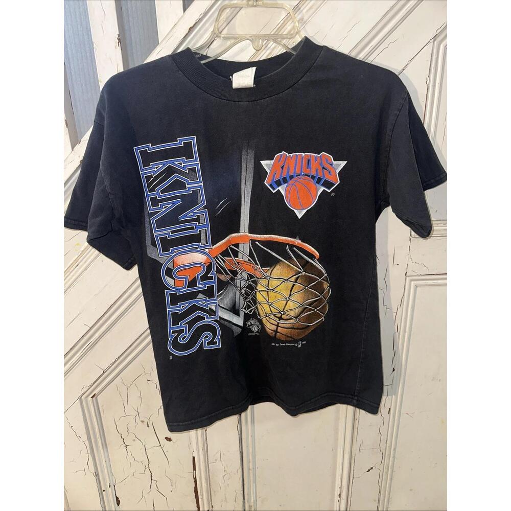 1995 New York Knicks Backboard Shirt Glasgow Youth Xl 17X24